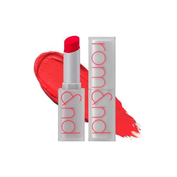 Помада для губ Rom&Nd Zero Matte Lipstick #12 Something матовая с ярко красным оттенком, 3 г