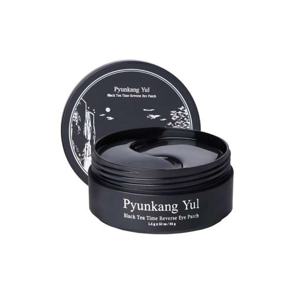 Патчи для век Pyunkang Yul Black Tea Time Reserve Eye Patch гидрогелевые омолаживающие 60 шт