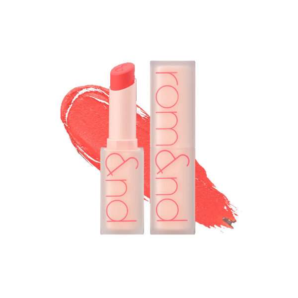 Помада для губ Rom&Nd Zero Matte Lipstick #06 Awesome лёгкая матовая с ярко розовым оттенком, 3 г