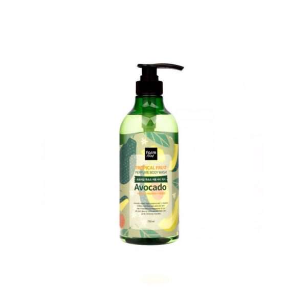 Гель для душа FarmStay Tropical Fruit Perfume Body Wash с авокадо 750мл